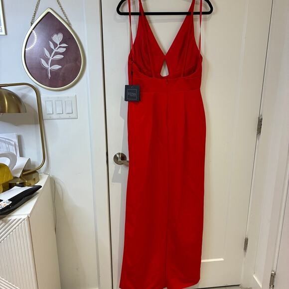 NWT Mac Duggal 27434 Red High Slit Gown Sz 8 MSRP $358 - Picture 6 of 14